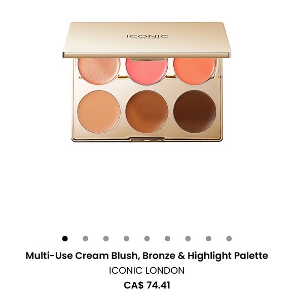 iconic London -The Multi-Use Blush, Bronze, and Highlight Cream Palette - Picture 2 of 4